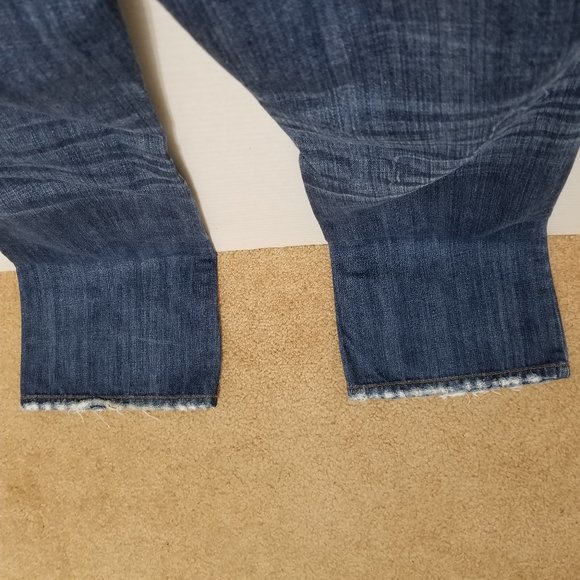 American Eagle jeans 2 Favorite Boyfriend grunge denim distressed ripped torn - Picture 13 of 16